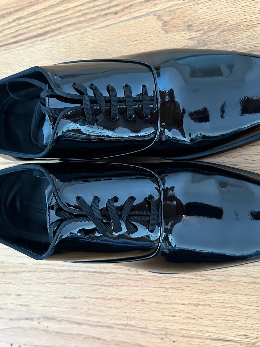 Suitsupply Black Patent Leather Oxfords